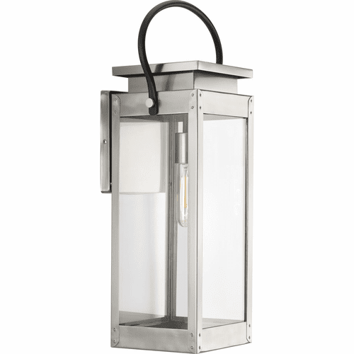 Progress Union Square 1-LT Outdoor Large Wall-Lantern - Steel - P560006-135