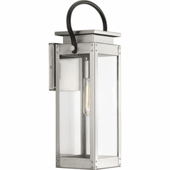 Progress Union Square 1-LT Outdoor Medium Wall-Lantern - Steel - P560005-135 Progress Union Square 1-LT Outdoor Medium Wall-Lantern - Steel - P560005-135