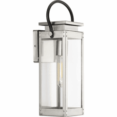 Progress Union Square 1-LT Outdoor Small Wall-Lantern - Steel - P560004-135