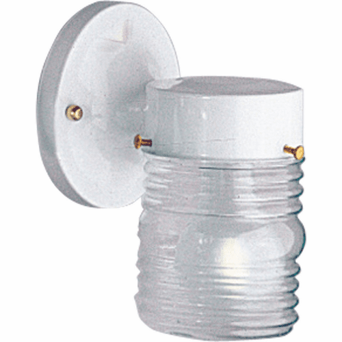 Progress Utility Lantern 1-LT Outdoor Utility Wall Lantern - White - P5602-30