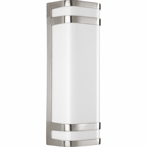 Progress Valera LED 2-LT Outdoor LED Wall Lantern - Brushed Nickel - P5806-0930K9