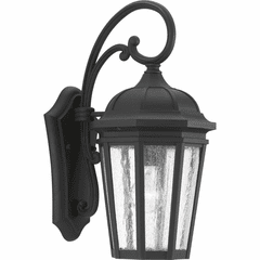 Progress Verdae 1-LT Outdoor Medium Wall-Lantern - Black - P560015-031