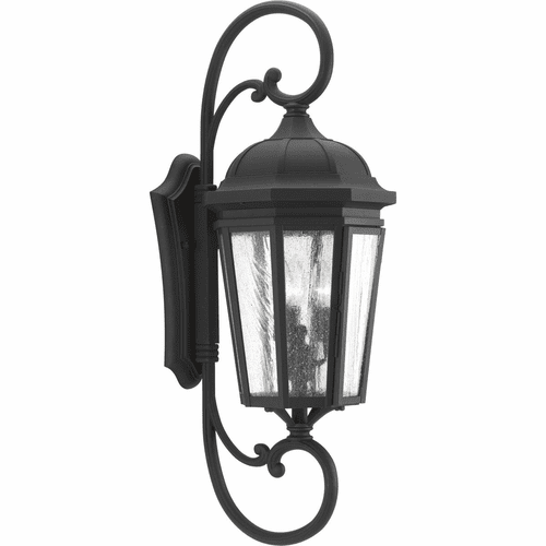 Progress Verdae 3-LT Outdoor Extra-Large Wall-Lantern - Black - P560017-031