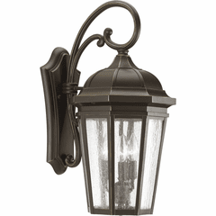 Progress Verdae 3-LT Outdoor Large Wall-Lantern - Antique Bronze - P560016-020