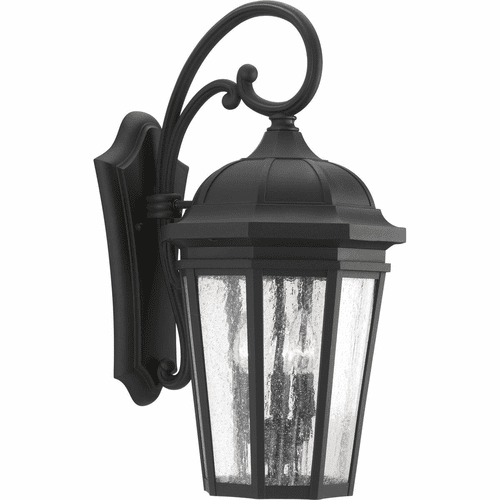 Progress Verdae 3-LT Outdoor Large Wall-Lantern - Black - P560016-031