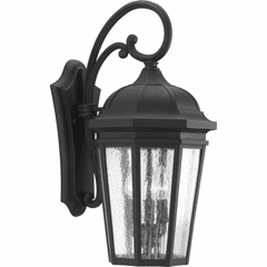 Progress Verdae 3-LT Outdoor Large Wall-Lantern - Black - P560016-031
