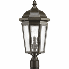 Progress Verdae 3-LT Outdoor Post Lantern - Antique Bronze - P540002-020
