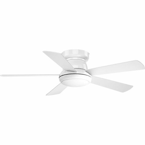 Progress Vox Collection 52" Five-Blade Ceiling Fan - White - P2572-3030K