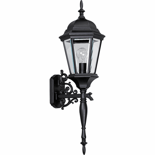 Progress Welbourne 1-LT Outdoor Large Wall Lantern - Textured Black - P5684-31