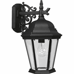 Progress Welbourne 1-LT Outdoor Medium Wall Lantern - Textured Black - P5683-31