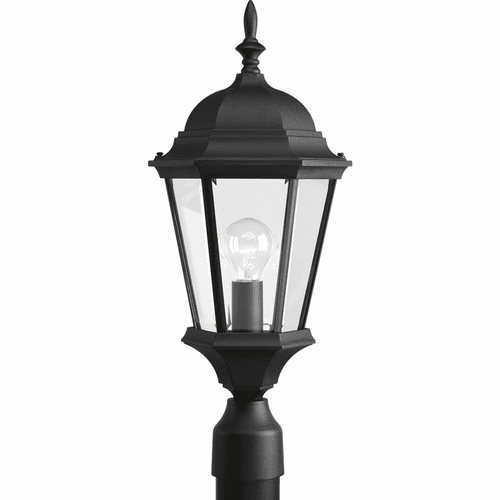 Progress Welbourne 1-LT Outdoor Post Lantern - Textured Black - P5482-31