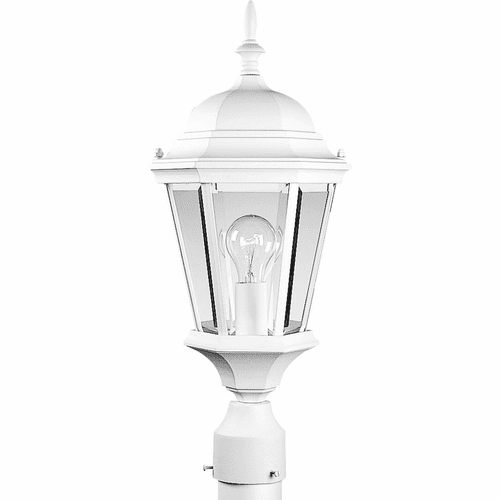 Progress Welbourne 1-LT Outdoor Post Lantern - Textured White - P5482-30
