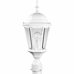 Progress Welbourne 1-LT Outdoor Post Lantern - Textured White - P5482-30 Progress Welbourne 1-LT Outdoor Post Lantern - Textured White - P5482-30