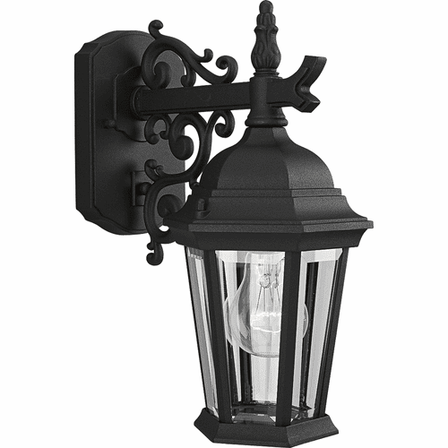 Progress Welbourne 1-LT Outdoor Small Wall Lantern - Textured Black - P5682-31