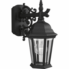 Progress Welbourne 1-LT Outdoor Small Wall Lantern - Textured Black - P5682-31