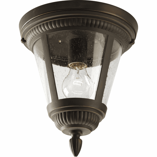Progress Westport 1-LT Outdoor 9-1/8" Close-to-Ceiling - Antique Bronze - P3883-20