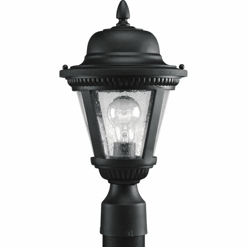 Progress Westport 1-LT Outdoor Small Post Lantern - Textured Black - P5445-31