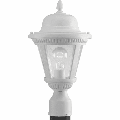 Progress Westport 1-LT Outdoor Small Post Lantern - White - P5445-30