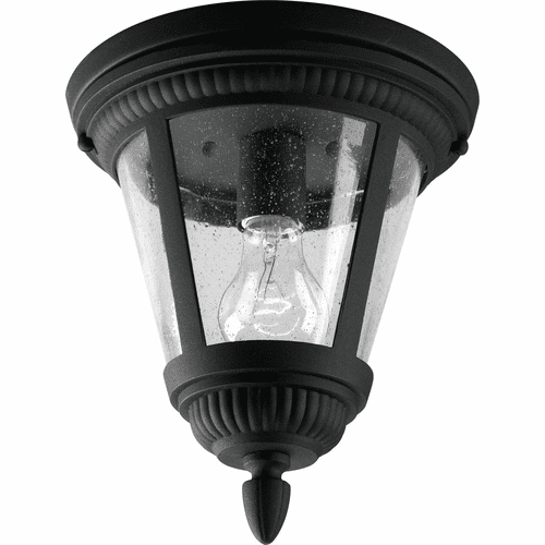 Progress Westport LED 1-LT Outdoor 9-1/8" Flush Mount - Black - P3883-31