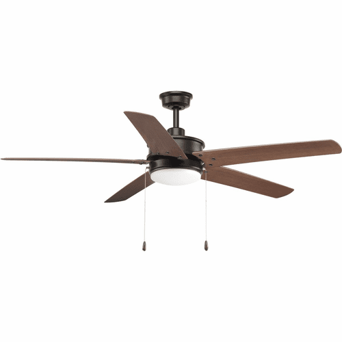 Progress Whirl 60" Five-Blade Ceiling Fan - Antique Bronze - P2574-2030K