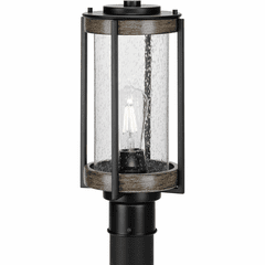 Progress Whitmire 1-LT Outdoor Post Light - Matte Black - P540094-31M
