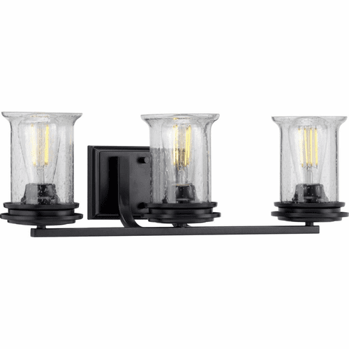 Progress Winslett 3-Light 60W Bath Vanity - Black - P300274-031