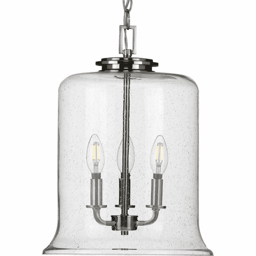 Progress Winslett 3-Light 60W Pendant - Brushed Nickel - P500239-009