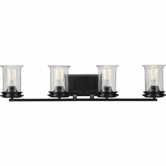 Progress Winslett 4-Light 60W Bath Vanity - Black - P300275-031