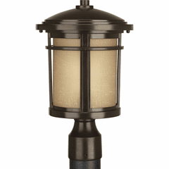 Progress Wish 1-LT Outdoor Post Lantern - Antique Bronze - P6424-20