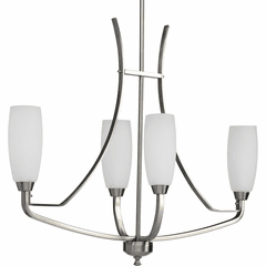 Progress Wisten Collection 4-LT Chandelier - Brushed Nickel - P4435-09 Progress Wisten Collection 4-LT Chandelier - Brushed Nickel - P4435-09