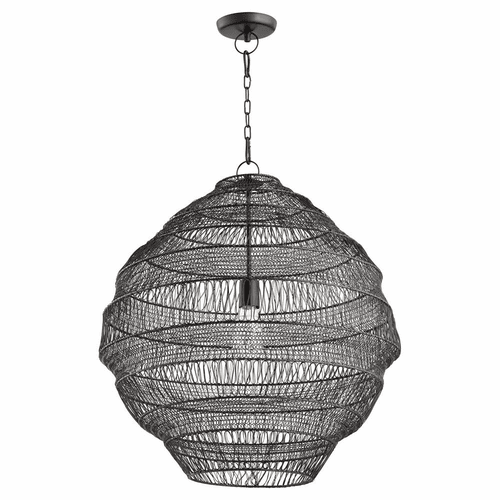 Quorum 1-LT 11" Pendant - Charcoal  - 832-23-93