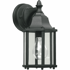 Quorum 1-LT Cast Alum Outdoor Lantern - Black - 786-15
