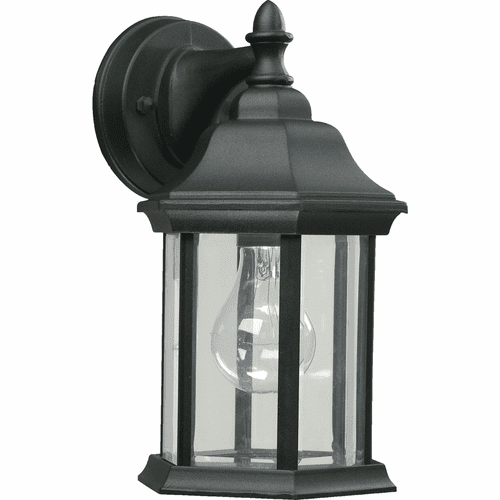 Quorum 1-LT Cast Alum Outdoor Lantern - Black - 787-15