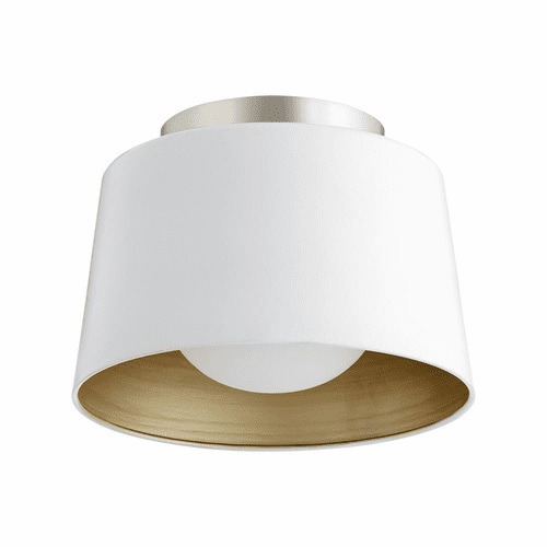 Quorum 1-LT Ceiling Mount - Studio White - 3003-11-8
