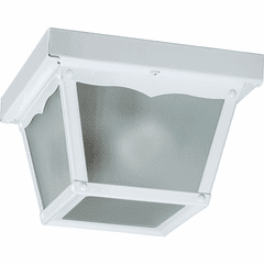 Quorum 1-LT Ceiling Mount - White - 3080-7-6