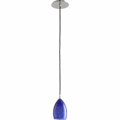 Quorum 1-LT Cobalt Dome Pendant - Satin Nickel - 864-65 Quorum 1-LT Cobalt Dome Pendant - Satin Nickel - 864-65