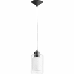 Quorum 1-LT Pendant - Noir - 882-69 Quorum 1-LT Pendant - Noir - 882-69