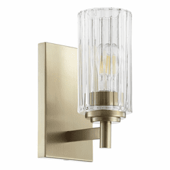 Quorum 1-LT Wall Mount - Aged Brass  - 502-1-80