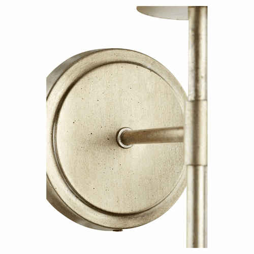 Quorum 1-LT Wall Mount - Aged Silver Leaf  - 514-1-60