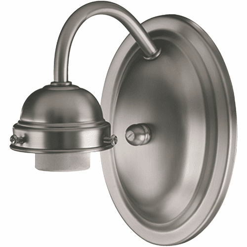 Quorum 1-LT Wall Mount - Satin Nickel - 5403-1-065