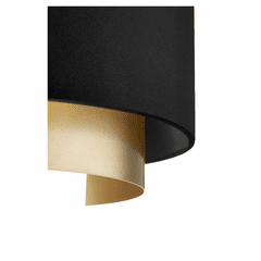 Quorum 1-LT Wall Sconce - Noir w/ Aged Brass - 5610-6980