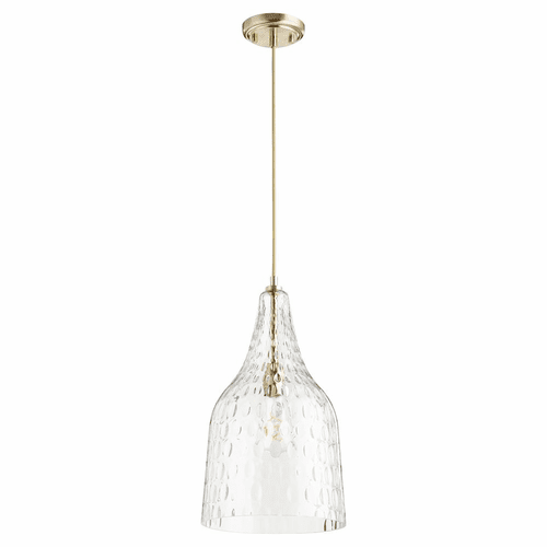 Quorum 10" 1-LT Pendant - Aged Brass  - 8142-80