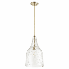 Quorum 10" 1-LT Pendant - Aged Brass  - 8142-80