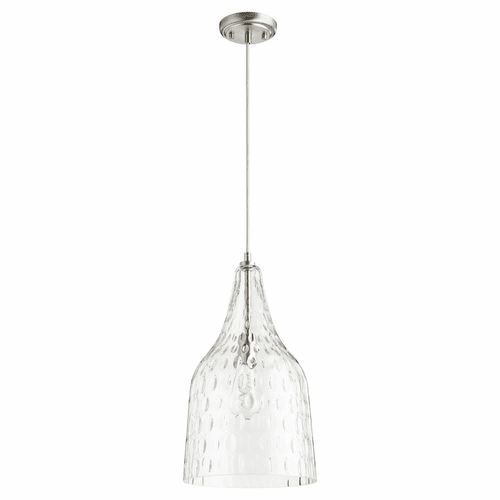 Quorum 10" 1-LT Pendant - Satin Nickel  - 8142-65