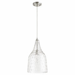 Quorum 10" 1-LT Pendant - Satin Nickel  - 8142-65