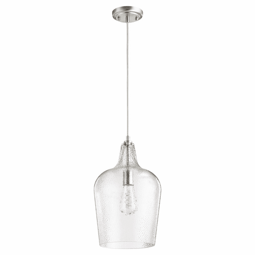 Quorum 10" 1-LT Pendant - Satin Nickel  - 8143-65