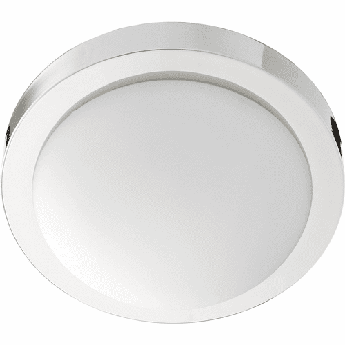 Quorum 11" Contempo Flushmount - Polished Nickel - 3505-11-62