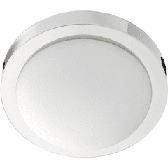 Quorum 11" Contempo Flushmount - Polished Nickel - 3505-11-62