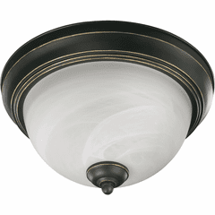 Quorum 11" Flushmount - Old World - 3066-11-95 Quorum 11" Flushmount - Old World - 3066-11-95