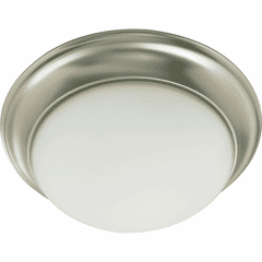 Quorum 11" Satin Flushmount - Satin Nickel - 3507-11-65